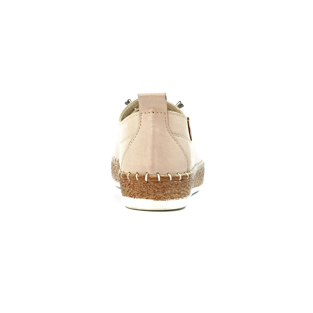 Lunar Evie Cream Lea Plimsoll