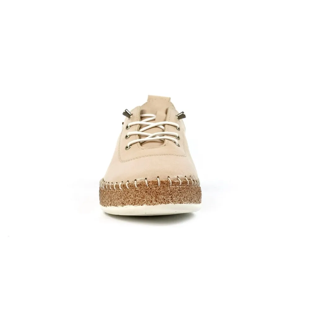 Lunar Evie Cream Lea Plimsoll