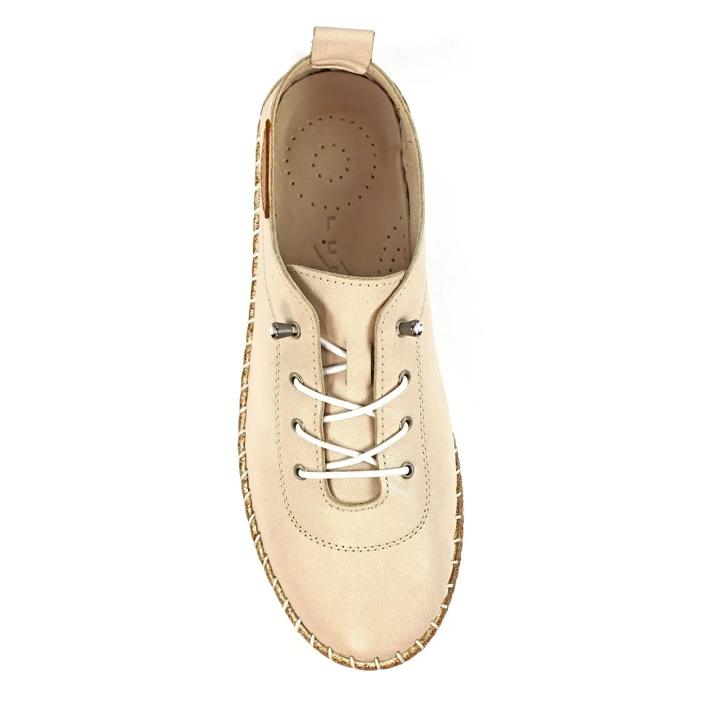 Lunar Evie Cream Lea Plimsoll