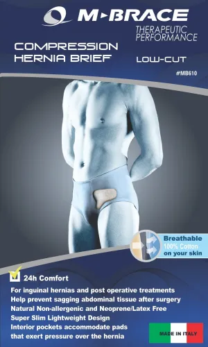 M Brace Hernia Aid Low Cut