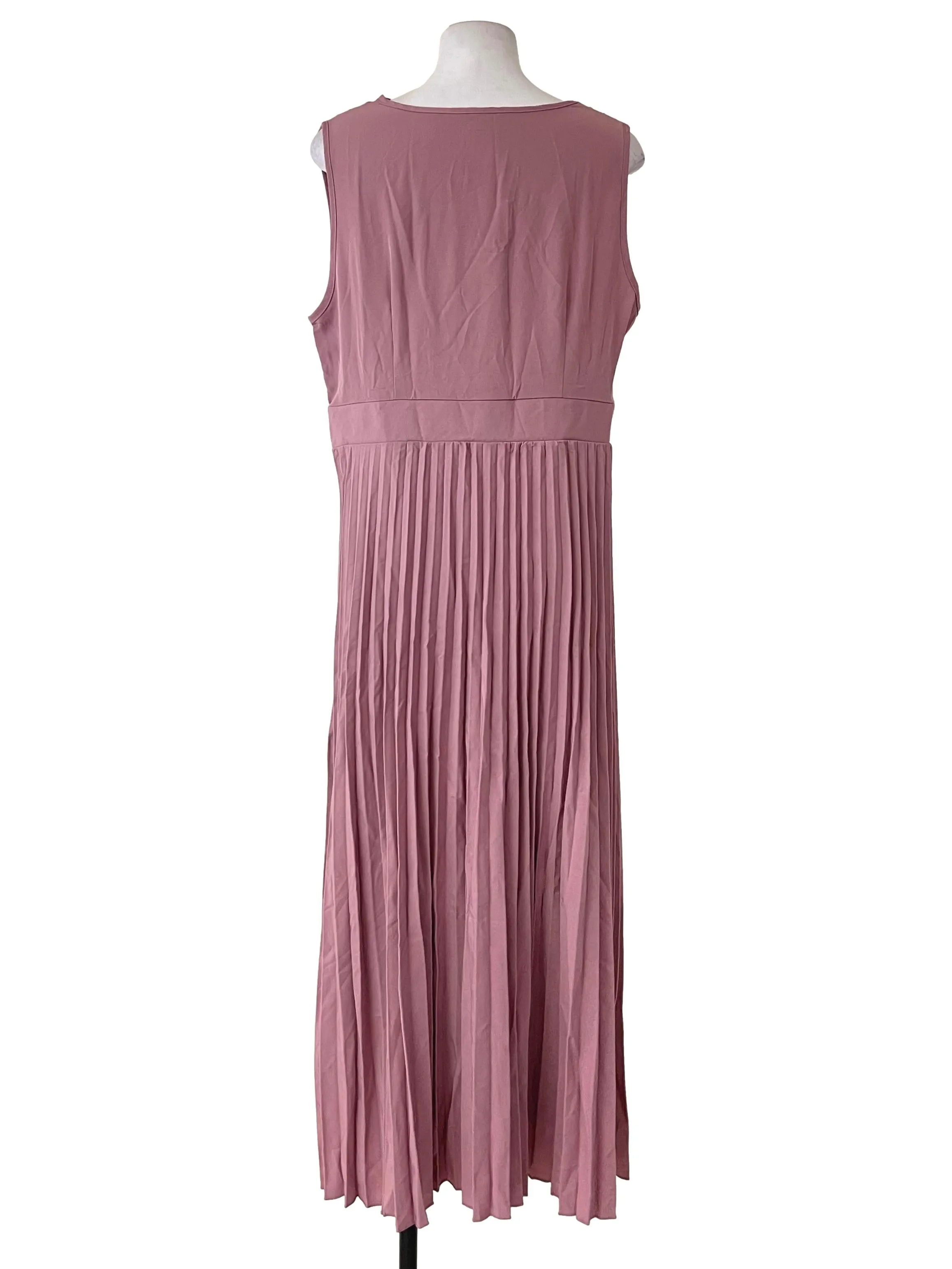 Mauve Purple Ruffled Flip Dress