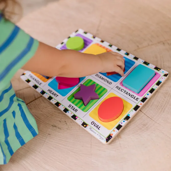 Melissa & Doug Shapes Chunky Puzzle