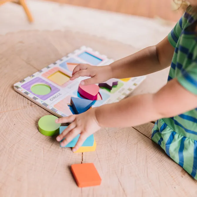 Melissa & Doug Shapes Chunky Puzzle