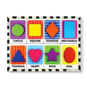 Melissa & Doug Shapes Chunky Puzzle