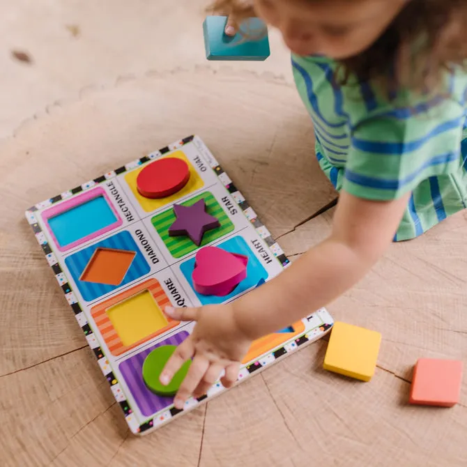 Melissa & Doug Shapes Chunky Puzzle