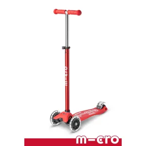 Micro Maxi Deluxe LED Scooter - Red