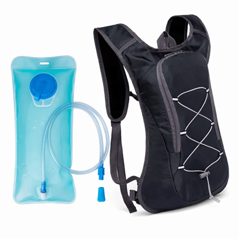 Modern Hydration Backpack with Optional Water Bag