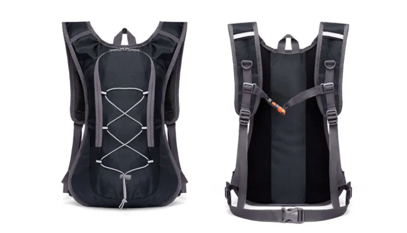 Modern Hydration Backpack with Optional Water Bag