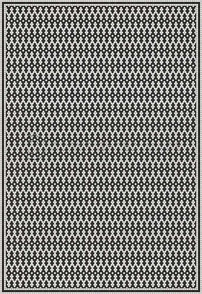 Mosaic D "Fordham Road" Vinyl Floorcloth - Spicher & Co.