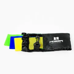 MOSSA LET'S MOVE! Lacrosse Ball Resistance Bands Pouch Set Bundle