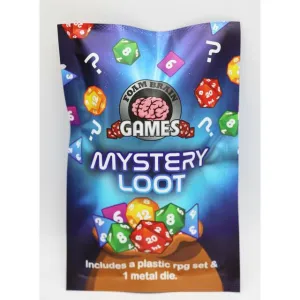 Mystery Loot: RPG Dice Set & Bonus Metal Die