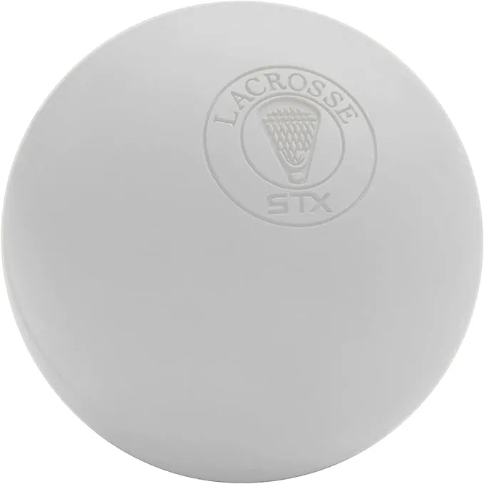New STX Lacrosse Official Lacrosse Balls - 6 Pack, White