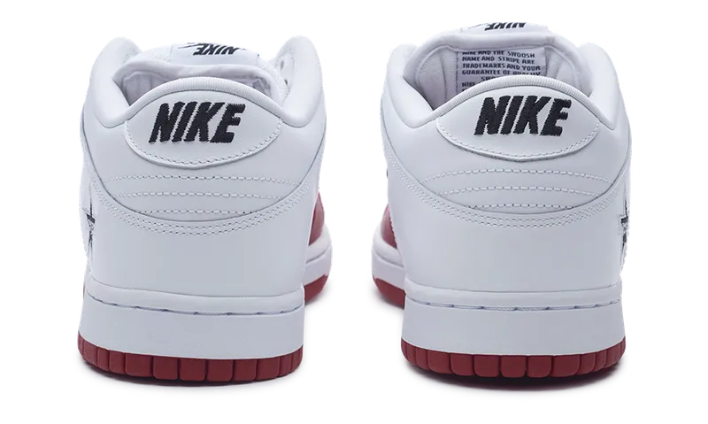 Nike SB Dunk Low Supreme Jewel Swoosh Red