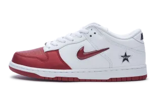 Nike SB Dunk Low Supreme Jewel Swoosh Red