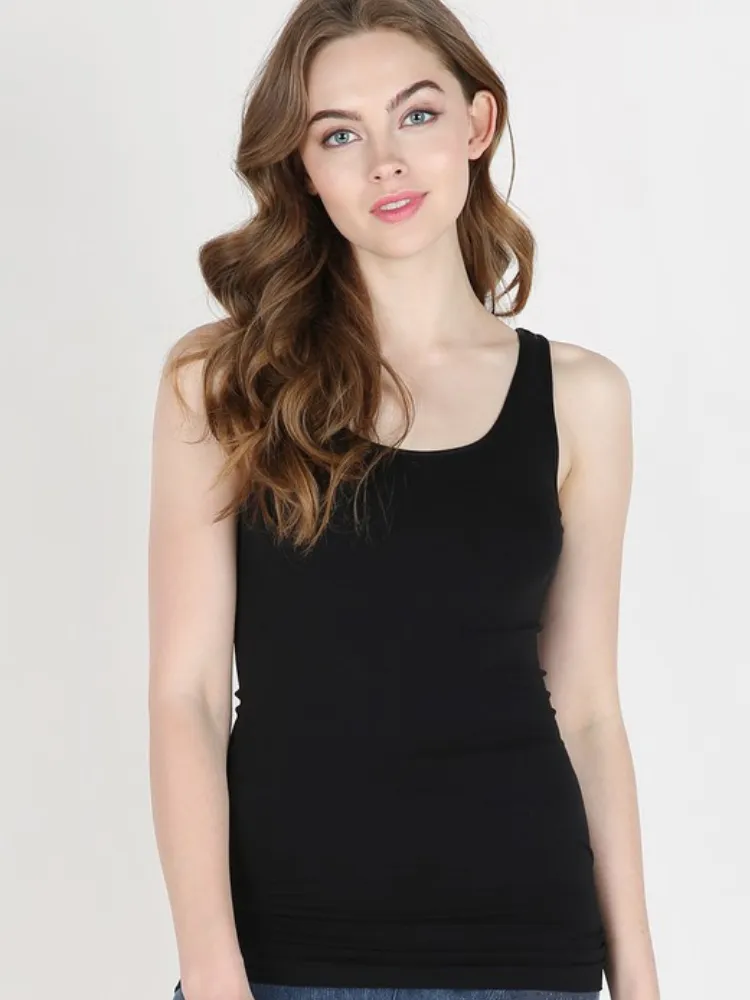 NikiBiki Basic Tank Top - Black