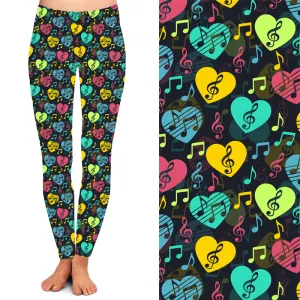 Notes of Love Deluxe Leggings