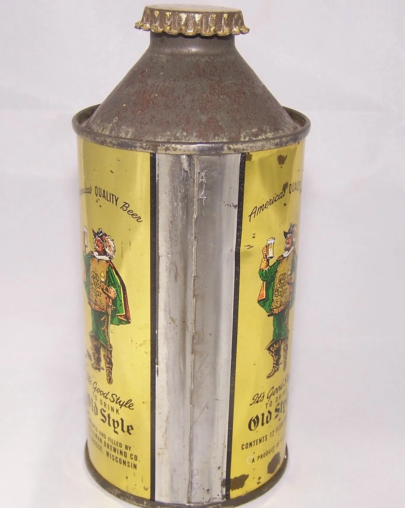 Old Style Lager Beer, DNCMT 4% USBC 177-30, Grade 1/1- Sold