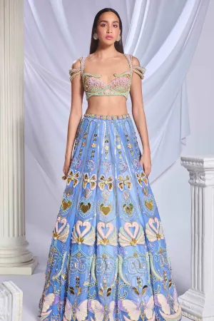 Once In A Blue Moon Lehenga Set