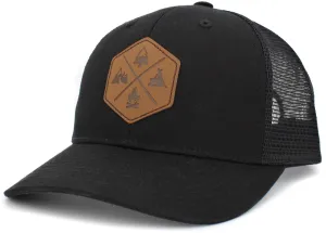 Outdoor PU patch Trucker Hat