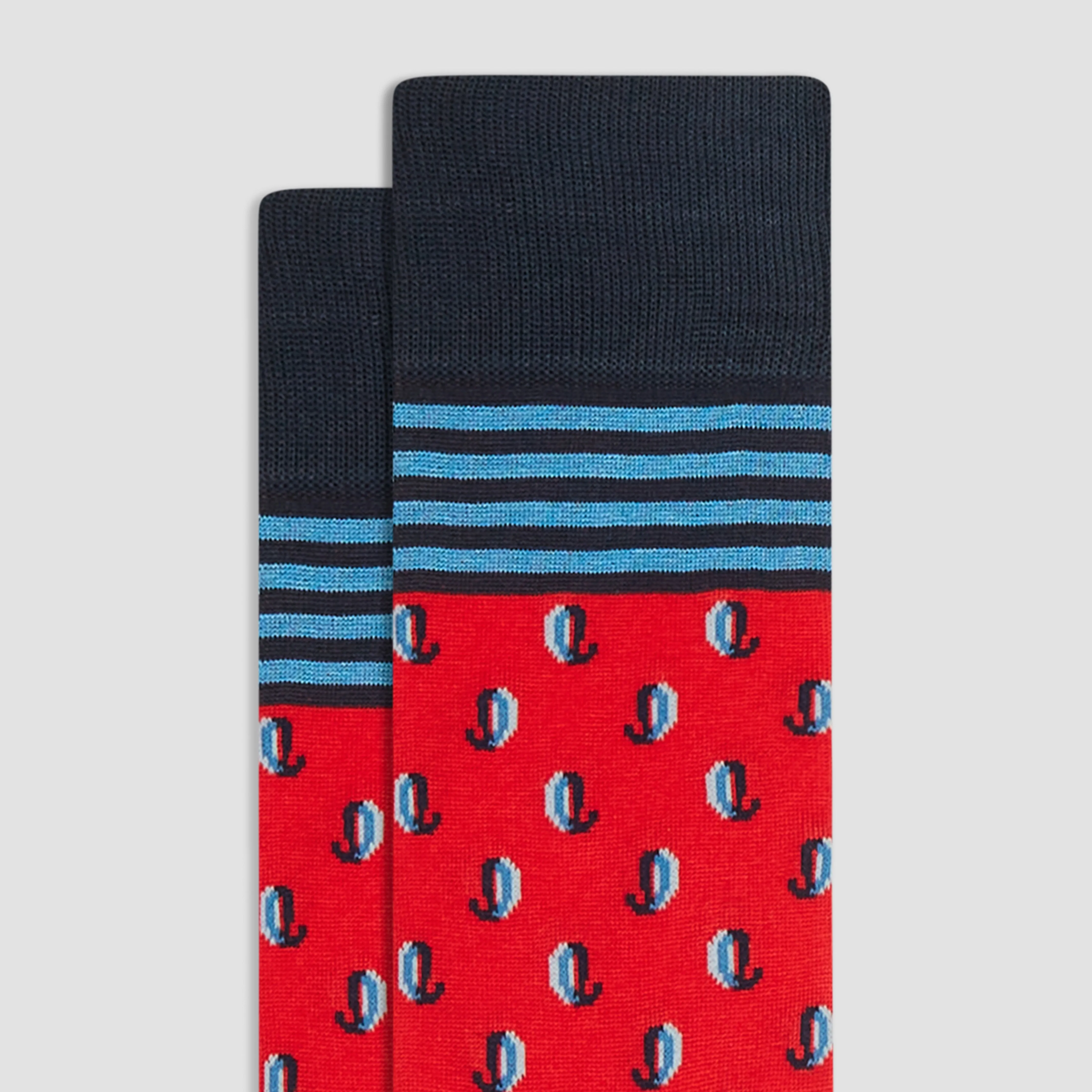 Paisley Mid-Calf Socks