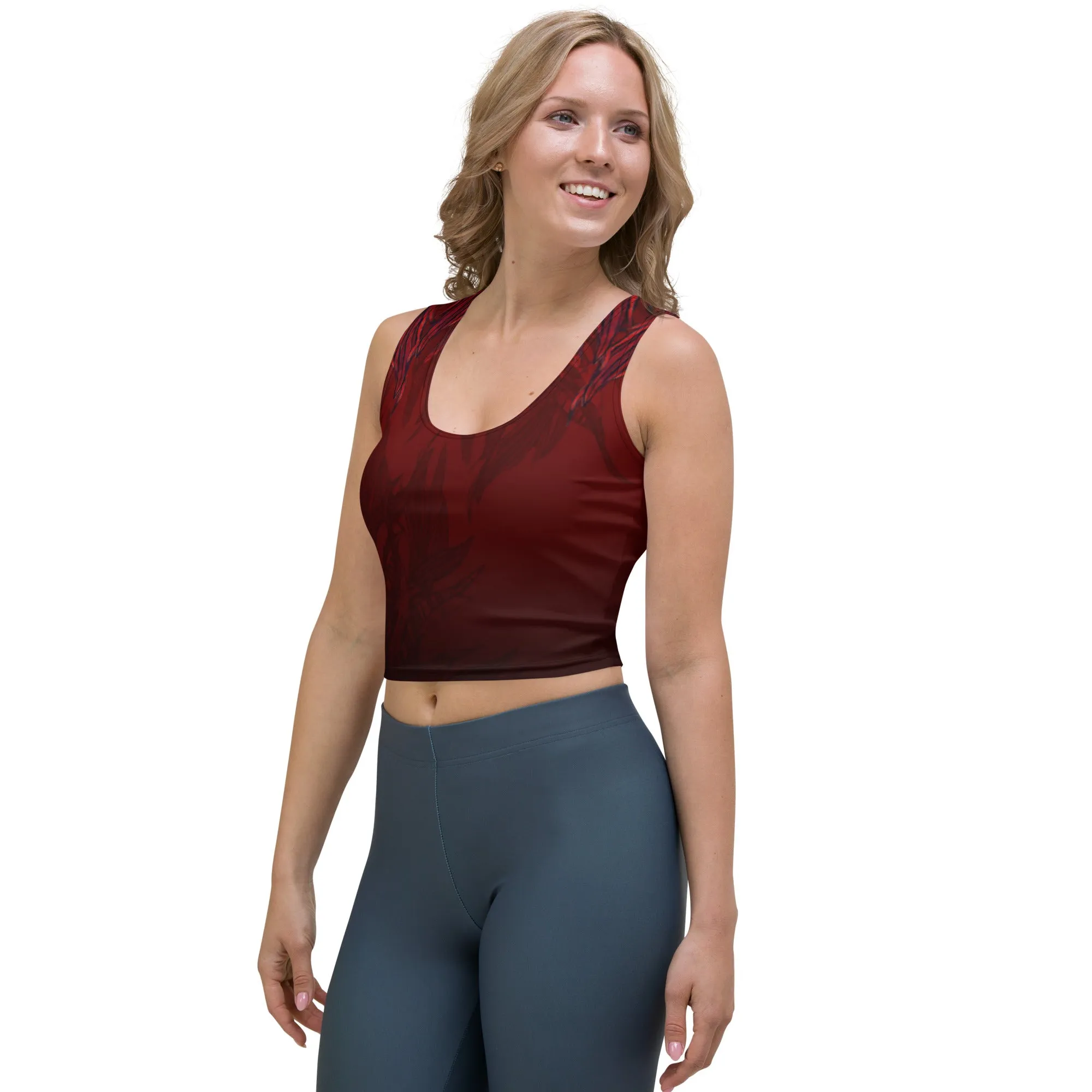 Passions Ombre Soft Stretch Crop Top