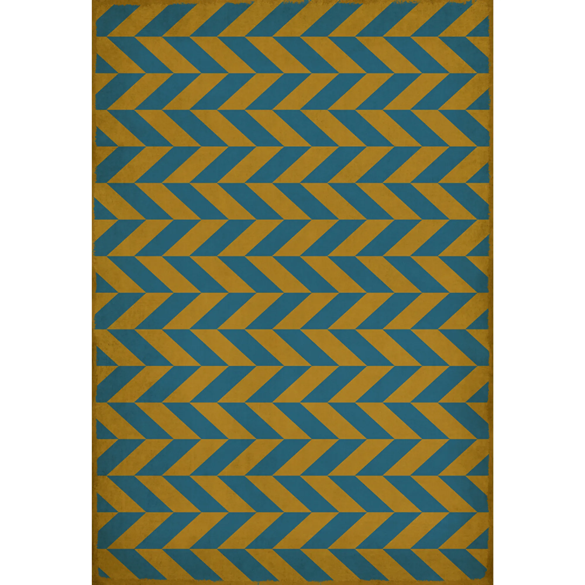 Pattern 06 "Neptunus" Vinyl Floorcloth - Spicher & Co.
