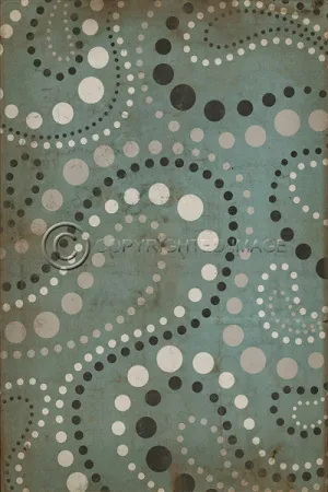 Pattern 12 "Hocus Pocus" Vinyl Floorcloth - Spicher & Co.