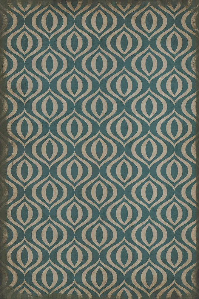Pattern 15 "Lithium" Vinyl Floorcloth - Spicher & Co.
