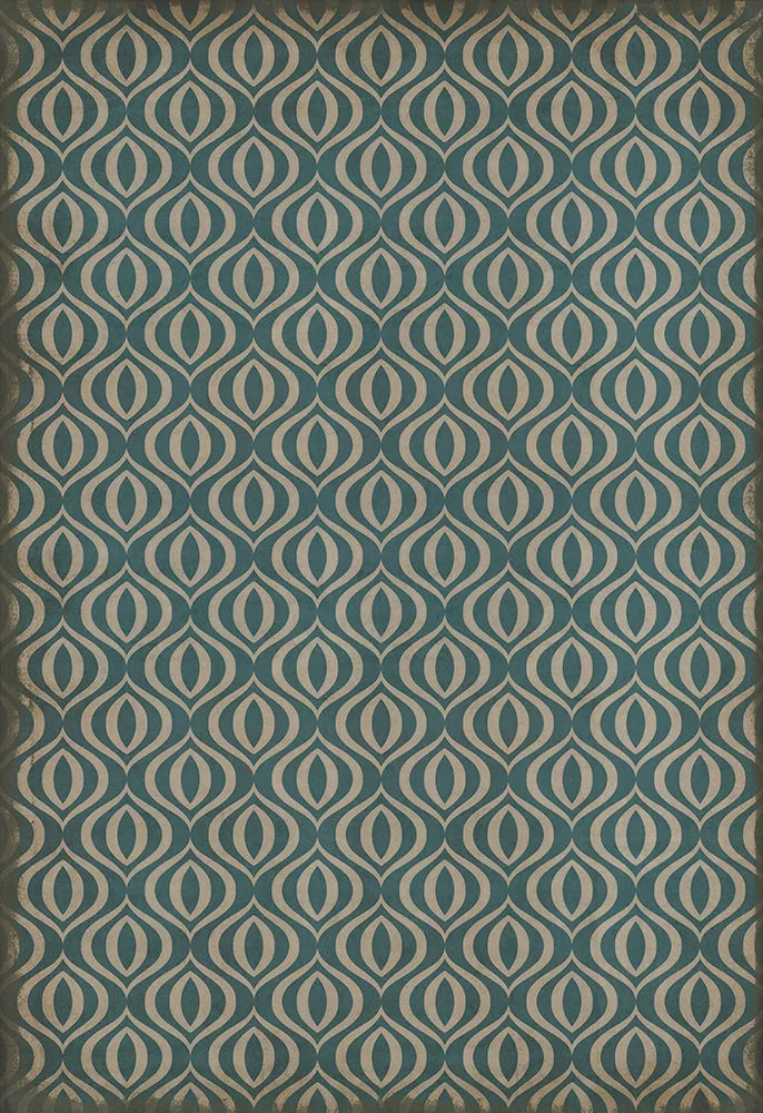 Pattern 15 "Lithium" Vinyl Floorcloth - Spicher & Co.