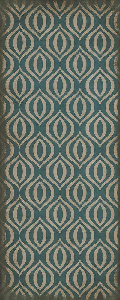 Pattern 15 "Lithium" Vinyl Floorcloth - Spicher & Co.