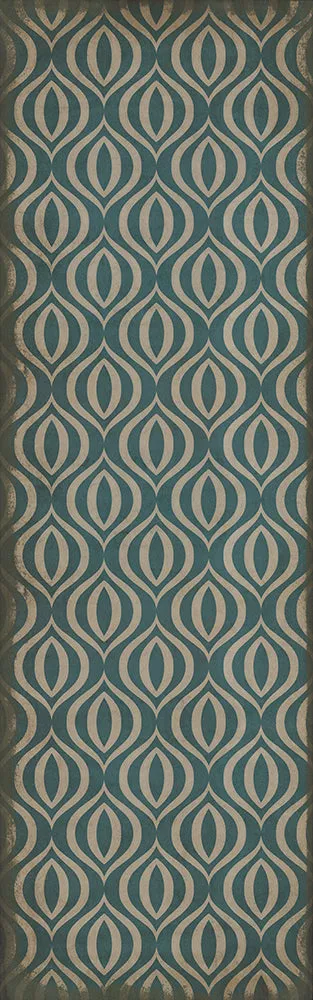 Pattern 15 "Lithium" Vinyl Floorcloth - Spicher & Co.