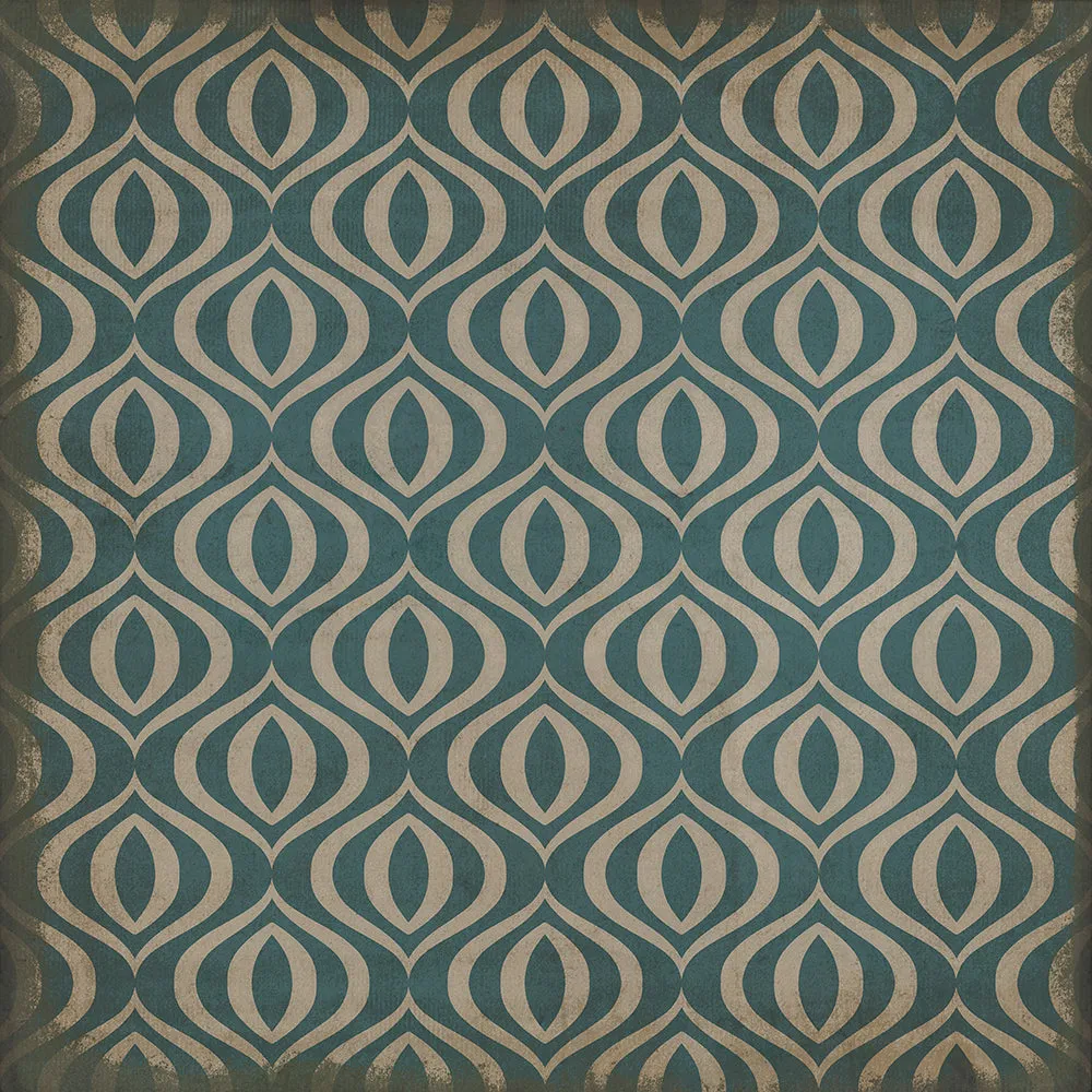 Pattern 15 "Lithium" Vinyl Floorcloth - Spicher & Co.