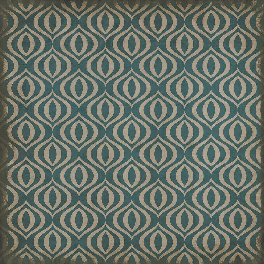 Pattern 15 "Lithium" Vinyl Floorcloth - Spicher & Co.