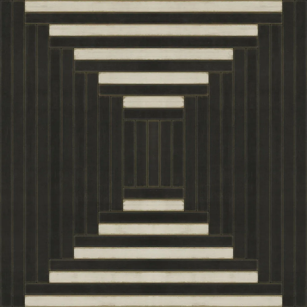 Pattern 18 "The Regent" Vinyl Floorcloth - Spicher & Co.