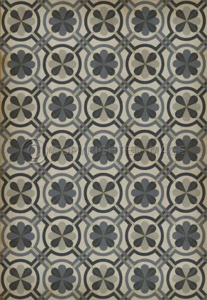 Pattern 19 "Madame Curie" Vinyl Floorcloth - Spicher & Co.