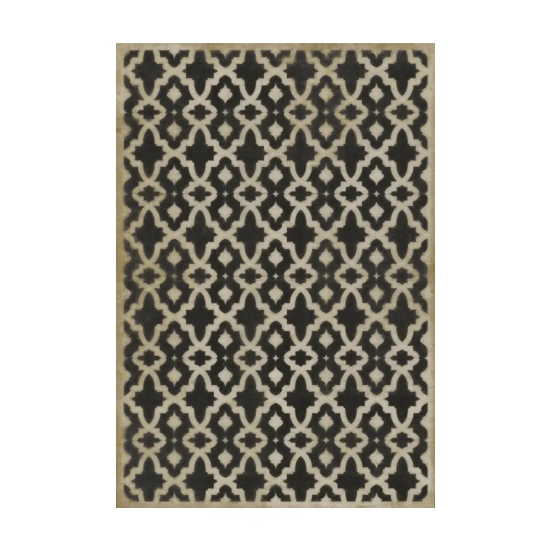 Pattern 31 "A Murder of Crows" Vinyl Floorcloth - Spicher & Co.