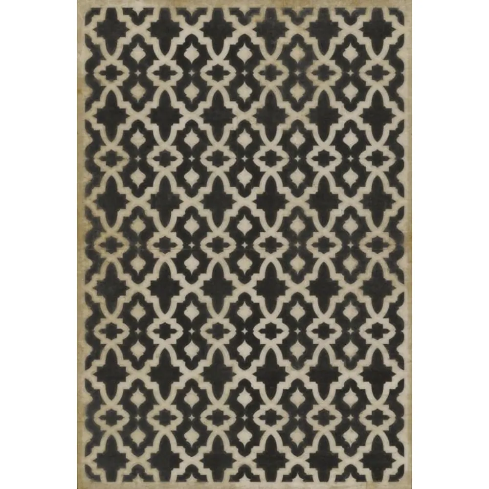 Pattern 31 "A Murder of Crows" Vinyl Floorcloth - Spicher & Co.