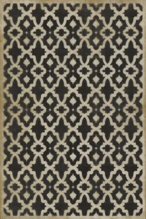 Pattern 31 "A Murder of Crows" Vinyl Floorcloth - Spicher & Co.