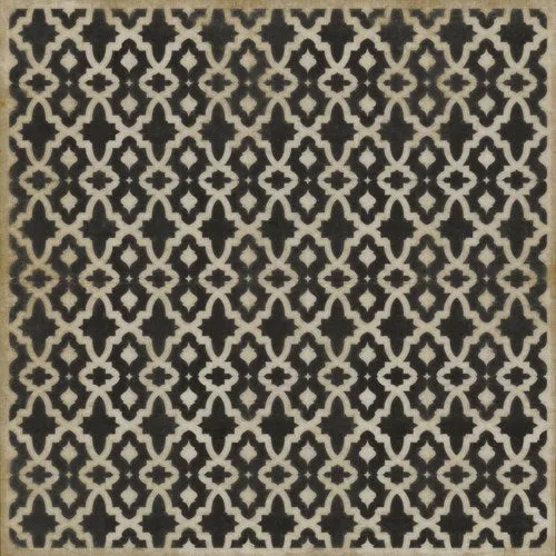 Pattern 31 "A Murder of Crows" Vinyl Floorcloth - Spicher & Co.