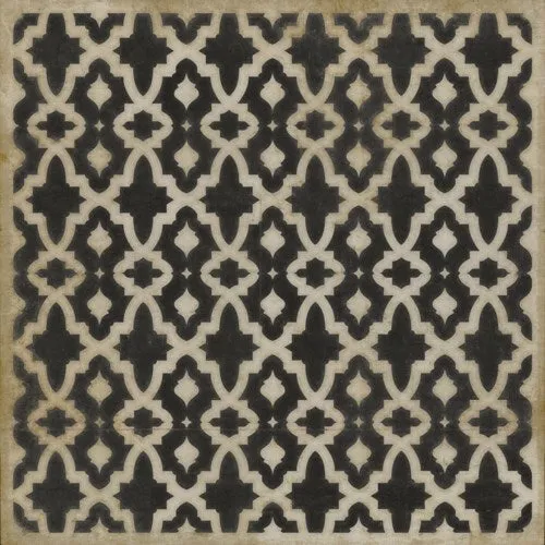 Pattern 31 "A Murder of Crows" Vinyl Floorcloth - Spicher & Co.