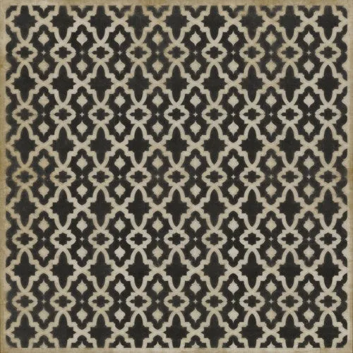 Pattern 31 "A Murder of Crows" Vinyl Floorcloth - Spicher & Co.
