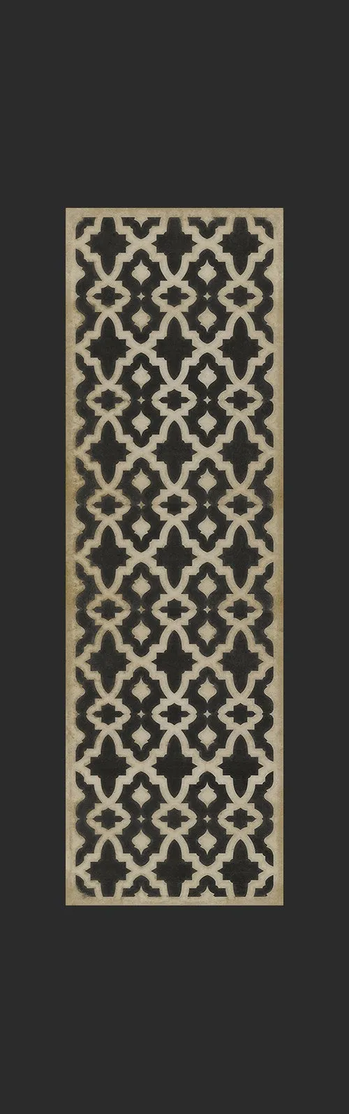 Pattern 31 "A Murder of Crows" Vinyl Floorcloth - Spicher & Co.