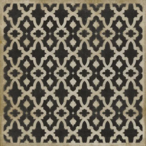 Pattern 31 "A Murder of Crows" Vinyl Floorcloth - Spicher & Co.