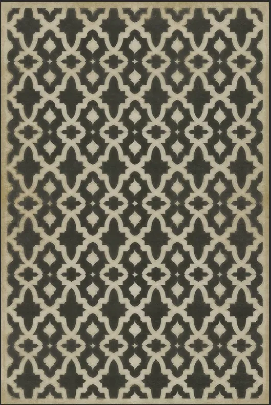 Pattern 31 "A Murder of Crows" Vinyl Floorcloth - Spicher & Co.