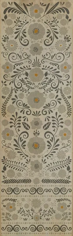 Pattern 36 "Common Sense" Vinyl Floorcloth - Spicher & Co.