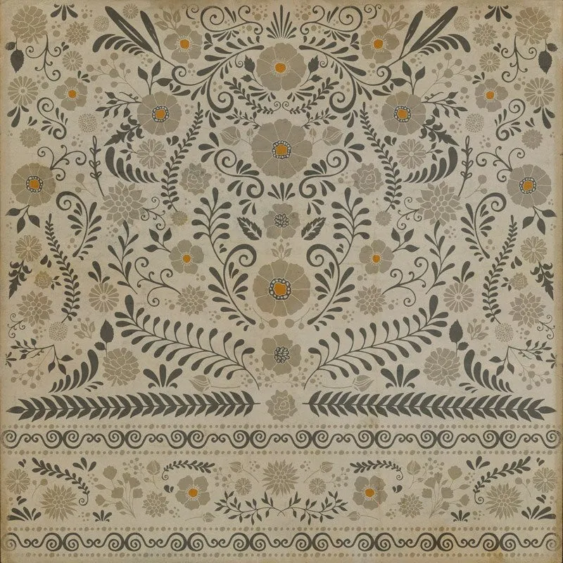 Pattern 36 "Common Sense" Vinyl Floorcloth - Spicher & Co.