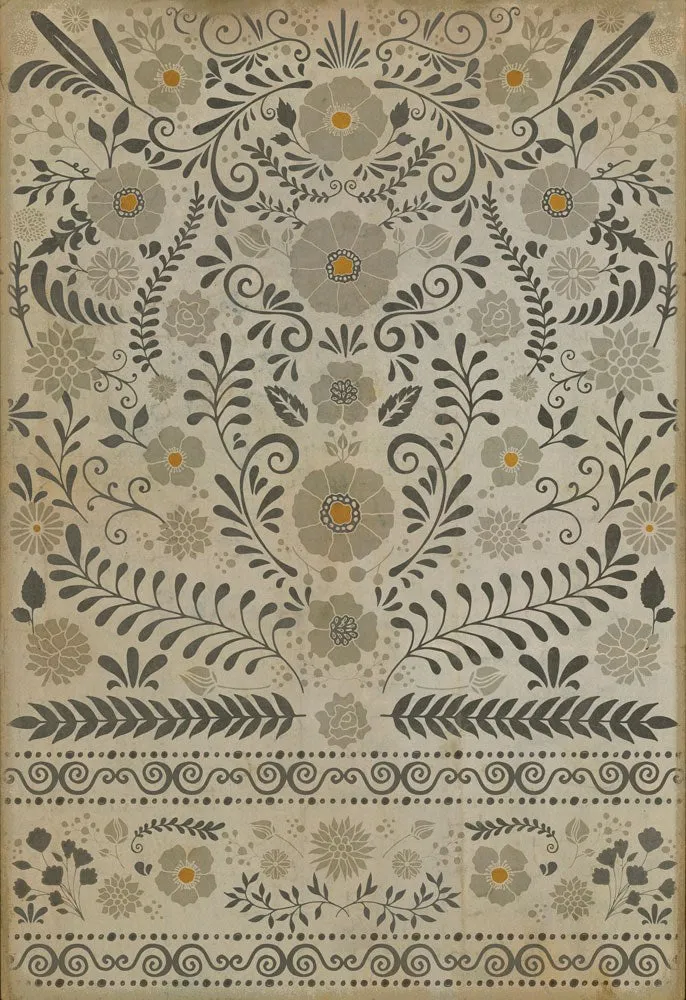 Pattern 36 "Common Sense" Vinyl Floorcloth - Spicher & Co.