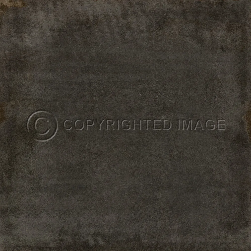Pattern 52 "Studio Charcoal" Vinyl Floorcloth - Spicher & Co.