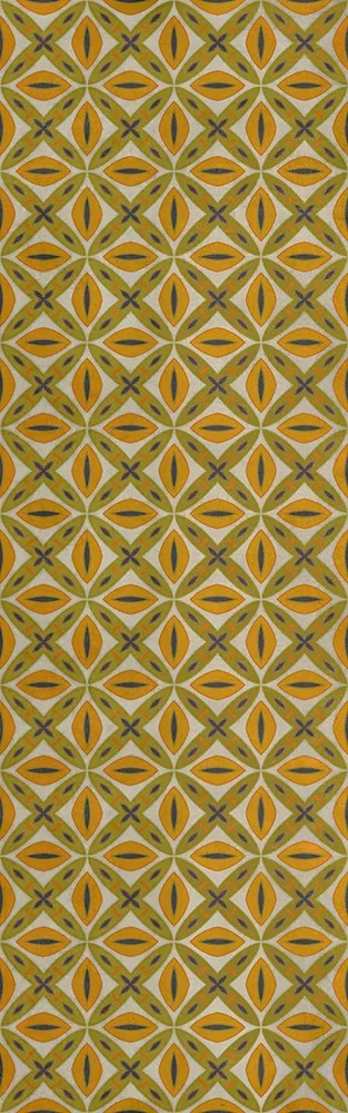 Pattern 82 "Tinker Bell" Vinyl Floorcloth - Spicher & Co.