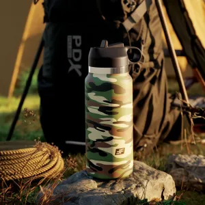 PDX Plus Fap Flask - Happy Camper - Frosted Vagina Stroker